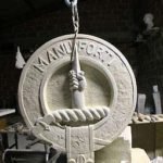 Blason aux armoiries d'un clan écossais Taille directe