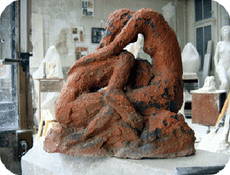 Une sculpture en terre cuite Collection Personnelle