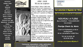 Article sur la stèle de Paulette Duhalde, exposée au Musée du Château de Flers de l'Orne