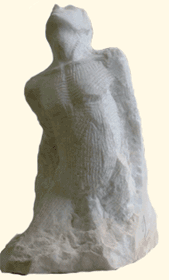 Sculpture en marbre de Carrare. Taille directe