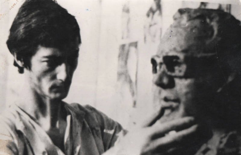 Modelage original du buste de M. Tiphaigne