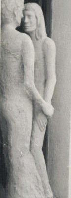 Un groupe en plâtre grand format