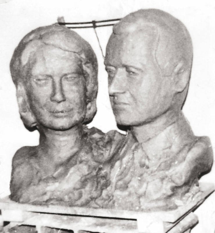 étude en modelage pour les bustes de leurs altesses royales