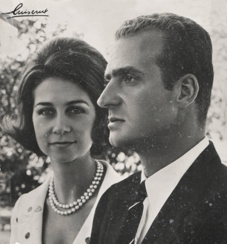 Les portraits de LAR Juan Carlos et Sophie d'Espagne