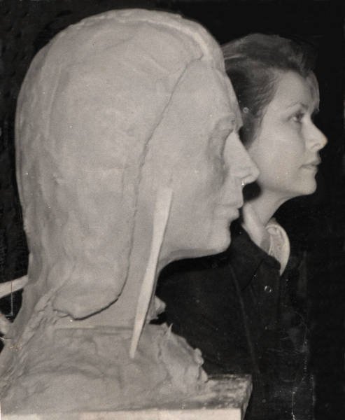 La Princesse durant sa première pose