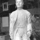 Statue en pierre de Christophe Busagno - Détail