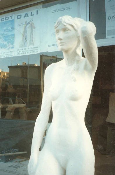 Statue en pierre : les détails