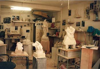 L'atelier de l'artiste Passage Cardinet
