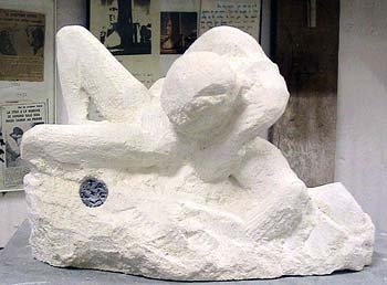 "Fusion", sculpture en cours de création