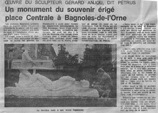 Le Monument aux Morts dans la presse