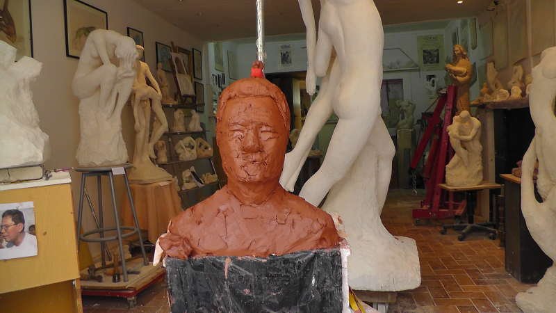 Début de la création du buste