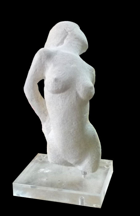 La sculpture offerte par le Sculpteur Pétrus
