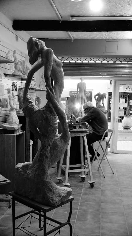 photo atelier sculpteur petrus